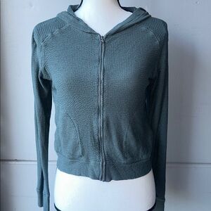 Aerie Teal Ribbed Knit Top